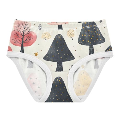 GuoChe Cotton Panties Soft Panties Organic Cotton Toddler Underwear for Girls in Sizes 2T,3T, 4T, 5T, 6Y and 8Y