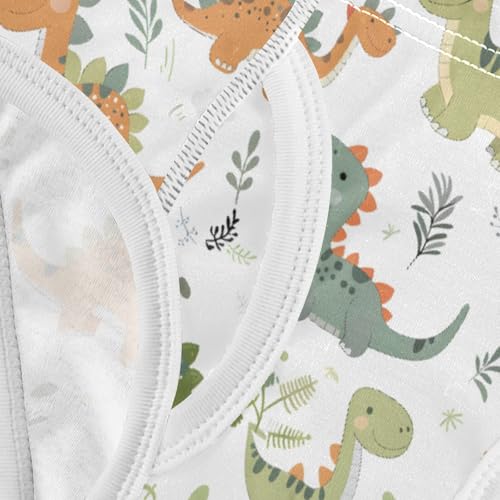 Dinosaurs Cute Boys' Underwear 100% Cotton Boys' Briefs Soft Toddler Underwear 5