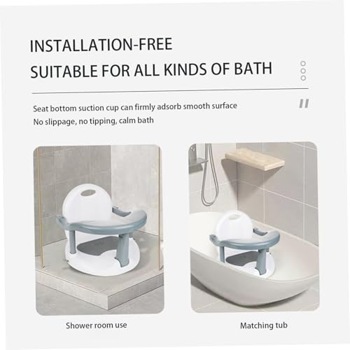 Siège de bain bébé pliable et antidérapant pour douche 6-18 mois - 7