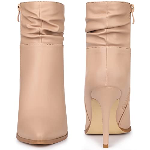 Perphy Slouch Pointed Toe Stiletto Heel Ankle Bootie Dressy Boots for Women2