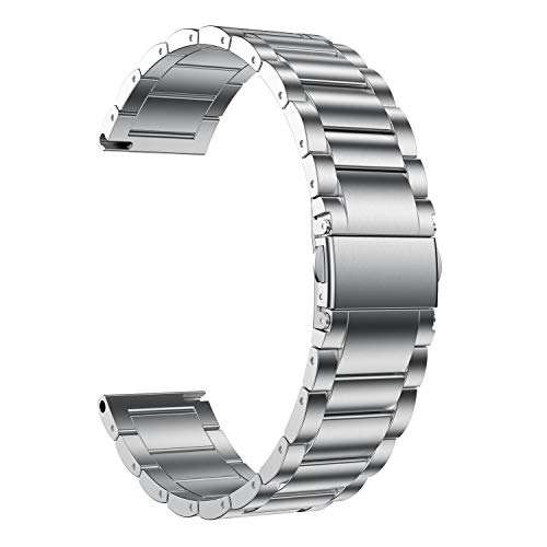Correa de acero inoxidable 20mm para Garmin Vivoactive 3 miniatura 2