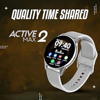 PunnkFunnk EVO Vista Smartwatch, 1.3” HD Display Bluetooth Calling, Fitness & Sleep Tracker, 100+ Sports Modes, IP67 Waterproof Compatible with Android & iOS(Silver)