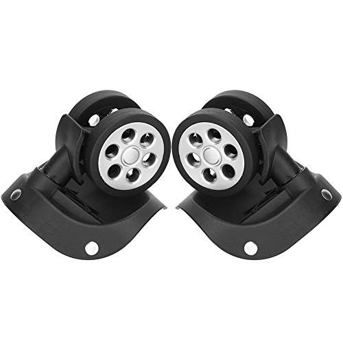Trolley Luggage Wheels,2 Pcs Replacement Luggage Wheels, Wheel Replacement Luggage Travel Suitcase Wheels Plastic Bearings Repair Set for Luggage Kits