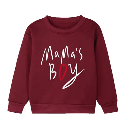 Little Boys Hoodies Zip up Warm Pullover Letter Printed Casual Thick Round Neck Children's Wear Out Pullover Kids