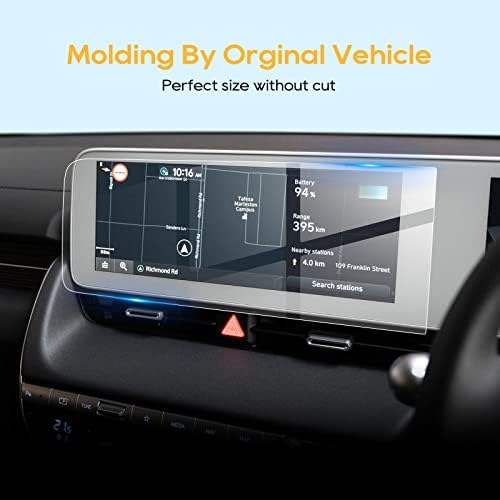 GPS Proteggi Schermo per Hyundai Ioniq 5 Right Hand Drive 2021,AntiGraffio Navigazione per Auto Schermo in Vetro Temperato Pellicola Protettiva