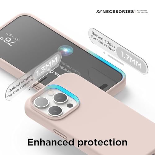 Image of Liquid Silicone Case Compatible for iPhone 13 Pro | Slim Back Cover | Soft Touch Bumper | Shockproof Drop Protection | Microfiber Cloth Inside | Sleek Solid Design