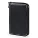 Londo Genuine Leather Padfolio – Portfolio Folder with Pencil Holder, Notepad & Zipper Closure for Business, Office & Travel