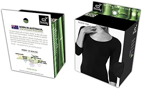 Boody Body EcoWear Women's Long Sleeve Top, Sleek Stretch Shape, Soft Breathable, Bamboo Viscose - Image 5