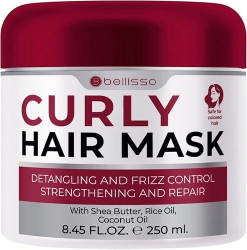Curly Hair Mask - Deep Conditioning, Curl Enhancing Split End ...