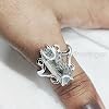Natural Herkimer Diamond Ring, Rough Herkimer Diamond Ring, Hippie Wire Ring, 925 Sterling Silver, Womens Ring, Christmas, Thanksgiving, Handmade, Statement Jewelry, Rough Gemstone Jewelry