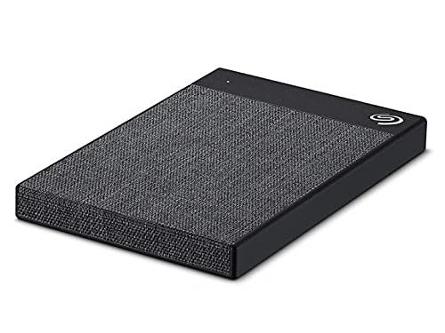 Image of Seagate Ultra Touch 1 TB External HDD USB-C USB 3.0, 6-Month Mylio Create & Dropbox Backup Plan and 3-Year Rescue Services - Black (STHH1000400)