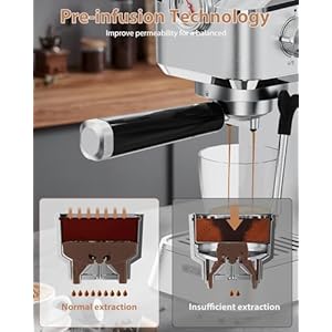 Expressopodmachine20ulkabarforhomeespressomakerwithntctempcontrolstainlesssteelcoffeemachinesforcappuccinolattewithmilkfrothersteamwand42ozdetachablewatertanksilver Urban Country Home Decor Expresso pod machine 20 ulka bar for home espresso maker with ntc temp controlstainless steel coffee machines for cappuccino latte with milk frother steam wand 42 oz detachable water tank silver urban country home decor