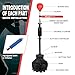 INNOLIFE Boxing Spinning Bar, Boxing Bar Punching Bag with Stand Quickly Respond for MMA Training, Stress Relief & Fitness