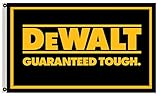 Fastbull Dewalt Flag Banner 3x5 ft Power Tools Guaranteed Tough banner