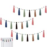 Gwtdtoad Guirnalda Boho para Aula, tablón de anuncios