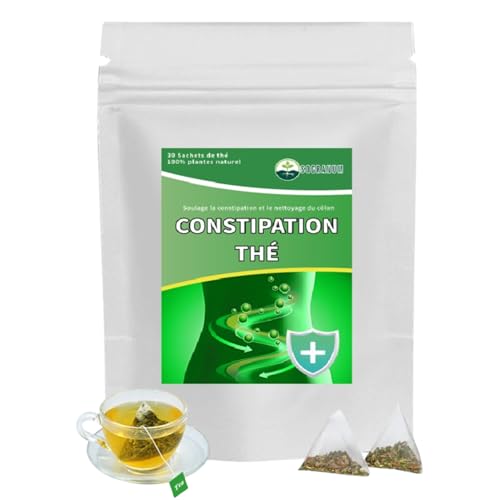 Thé contre la constipation | Tisane nettoyante du côlon - détoxification - perte de poids | 30 sachets