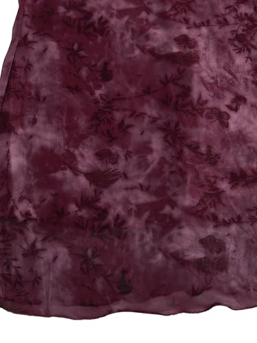 Image of SOLY HUX Women's Floral Mesh Bodycon Cami Dress Cowl Neck Sleeveless Cocktail Party Wedding Guest Long Maxi Dresses