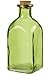 Juvale Clear Glass Bottles with Cork Lids (Green, 12 Pack)