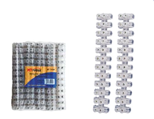 Mercatools Regleta de conexión 10 mm 10 unidades