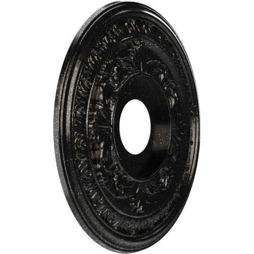 Image of 16 inchOD x 3 1 /2 inchID x 1 inchP Baltimore Thermoformed PVC Ceiling Medallion (Fits Canopies up to 6 1 /2 inch), Textured Metallic Galaxy