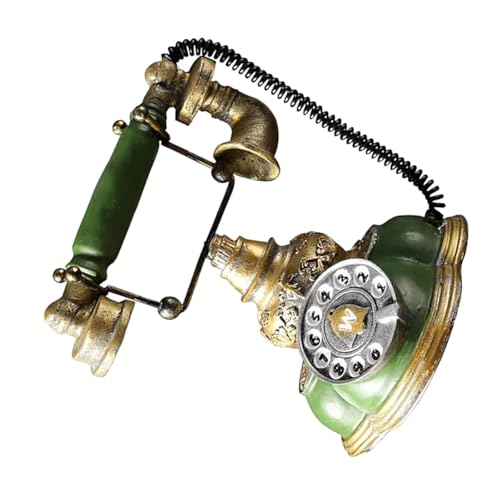 Teléfono vintage clásico de resina AKOOSY con acabados de alta gama