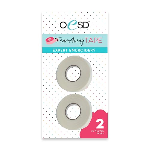 OESD Expert Embroidery Tape Tear Away 2 Pk