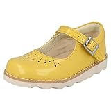 Clarks Mädchen Crown Jump K Geschlossene Sandalenn Gelb (Yellow Patent)