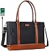 Woman Laptop Tote Bag,USB Teacher Bag Large Work Bag Purse Fits 15.6 in Laptop