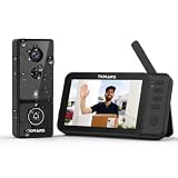 TKMARS Doorbell Camera Wireless No Subscription PIR Motion Detection, 1080P Video Intercom with Monitor No WiFi/App Needed, Active Wake-Up Door Bell 170° Wide Angle for Home/Apartment/Seniors