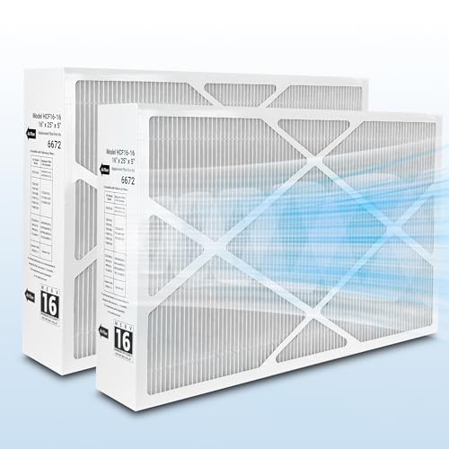 2 PackX6672 16x25x5 MERV 16 Filter Compatible with Lennox X6672 and Lennox HCC16-28 Healthy Climate Carbon Clean MERV 16 Home Furnace Filter for HVAC System Part Number HCF16-16 HCF16-10