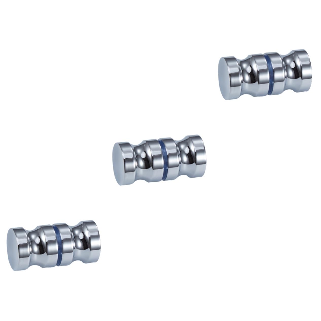 Boutons de porte en verre DOITOOL poignée bouton métal meuble et tiroir 3x
