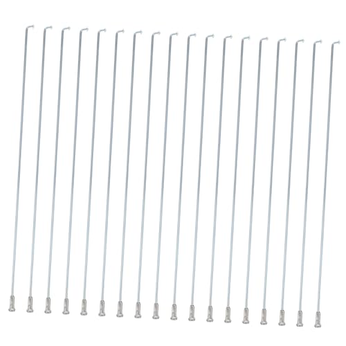 Mikikit 36pcs J Bend Bicycle Spokes Bike Replacement for Mountain Road Electric Bikes Durable User Friendly Design for Enhanced Riding Stability