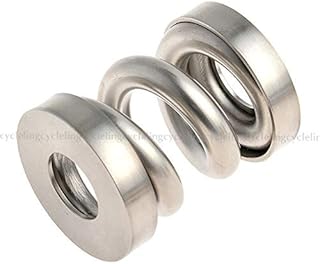 NALsa Bike Shock Absorber,Bicycle Rear Shock Absorber MTB Bicycle Rear Shocks Titanium Bike Cycling Coil Spring Suspension Rear Shock Shox For Brompton Rear Bumper Absorber