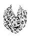 Etwoa Paw Pattern Infinity Scarf Circle Loop Scarf
