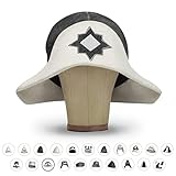 LoWell® Saunahut - Filzhut für Damen und Herren inkl. Sauna-Ratgeber - Ideales Sauna Zubehör für ein einzigartiges Wellness Erlebnis - Motiv Napoleon - Saunamütze Saunakappe