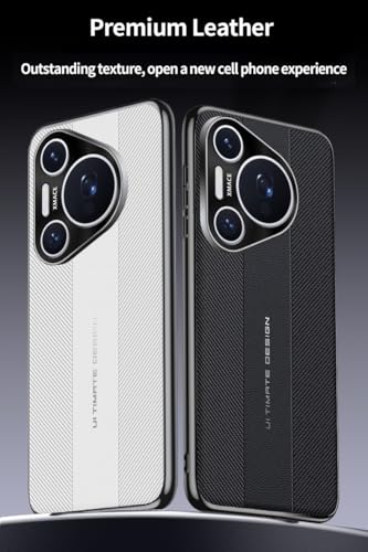 Coque Huawei Pura 70 Pro en cuir PU élégant avec protection caméra intégrée - 2