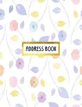Paperback Address Book: Address Journal Name Address E-mail Telephone Organizer Size 8.5x11 Large Book