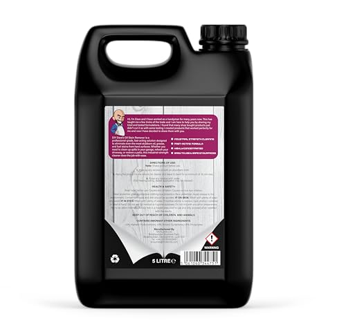 DIY Dave - Oil Stain Remover 5L - Heavy-Duty Degreaser for Driveways, Concrete, Tarmac, and Garage Floors - Eliminates Oil, Grease, and Petrol Stains - Professional Strength Cleaning Solution - 2