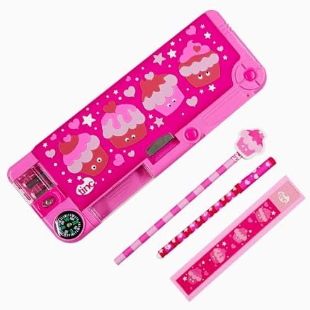 Tinc Compartment Pencil Cases | Includes Stationery | Different Designs to Choose from | Perfect for School and Gifting