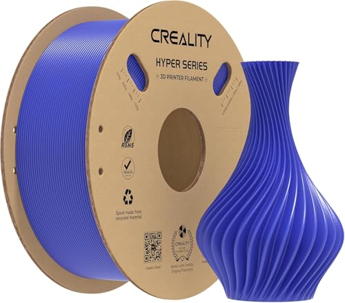 Creality Hyper PLA 3D Printer Filament 1.75mm, 1kg Spool (2.2lbs),High Speed Printing, High Diameter Consistency, Fist M