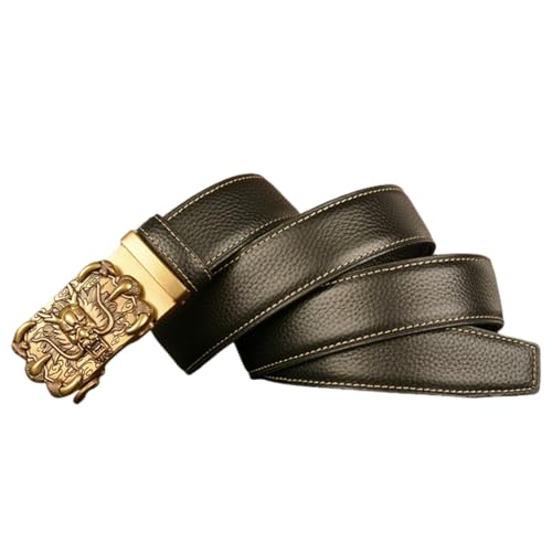 Ceinture cuir réglable sans trou pour éliminer les douleurs de taille - 3
