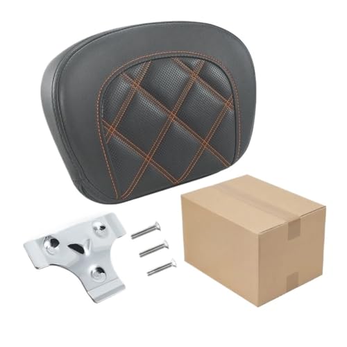 Coussin de dossier moto ergonomique et rembourré pour Street FLHX et Road King
