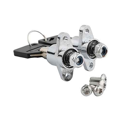 Juego de cerraduras para alforjas duras TCMT para Harley Touring miniatura 2