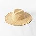 Bollrllr Men Summer Solid Straw Hat Wide Brim Hat