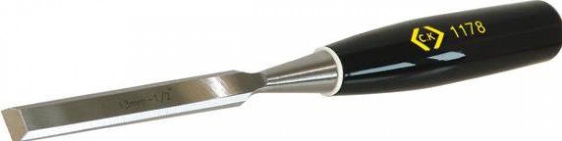 C.K T1178 050 Bevel Edged Wood Chisel, Multicoloured, 13 mm - 1/2"