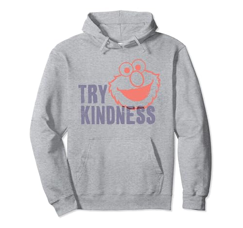 Sweat Elmo Sesame Street Try Kindness pullover hoodie coton pour adulte