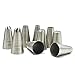 Tumtanm 9 pack Large piping nozzles, Seamless Icing Nozzles for Cake Decorating