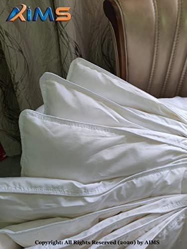 Duck Feather Down Duvet Quilt [K] 13.5 Tog Deluxe | Best Hotel Quality | Super Soft | Warm and Cosy | Anti Allergy | Computer Quilted Construction, Self-fabric piping (King)