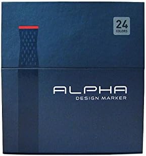 Alpha EF 24 Grafikmarker 24er R Set Box Design Marker