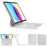 Rétroéclairage et touches de raccourci : clavier rétroéclairé 11 couleurs avec touches de raccourci - Tapez de manière fluide et précise sur le clavier rétroéclairé pour iPad 10e génération, même dans une pièce sombre. Les touches ergonomiques, le rétroéclairage 10 couleurs et les trois niveaux de luminosité réglables vous offrent une expérience de frappe confortable. Plus besoin de chercher les fonctions de base, soyez plus efficace grâce à une rangée complète de raccourcis PadOS pour régler les niveaux de luminosité, changer les couleurs du rétroéclairage, contrôler le volume, les médias, et plus encore.